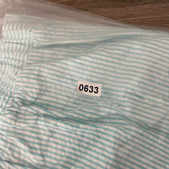 Lilly Pulitzer Mimosa Skirt Mini Lined Seersucker Shorely Blue Striped Sz S NWT - Picture 9 of 9